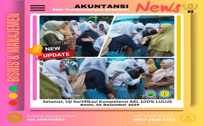 Selamat, Hasil Uji Sertifikasi Kompetensi Akuntansi dan Keuangan Lembaga 100% Kompeten